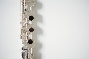 Obraz premium Alto flute keys detail