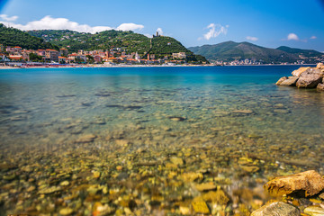 Coastline of Noli, Italy