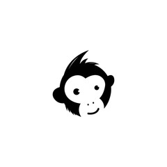 monkey vector logo design