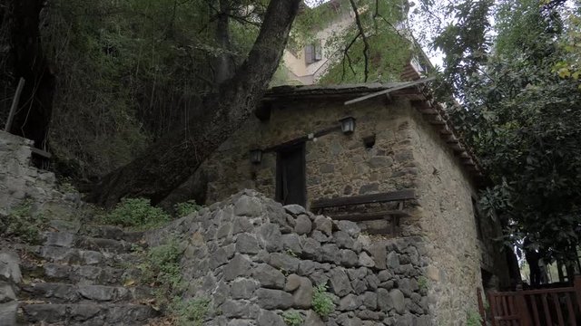 Old stone house. Cyprus village 