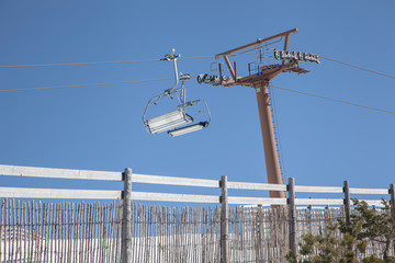 telesillas de estación de esquí de navacerrada