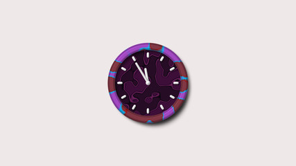 Best army 3d wall clock icon,wall clock,Pink army clock icon