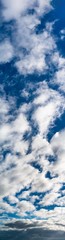 Fototapeta premium Fantastic clouds against blue sky, panorama