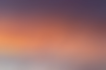 Beautiful sunset orange, blue, purple gradient background