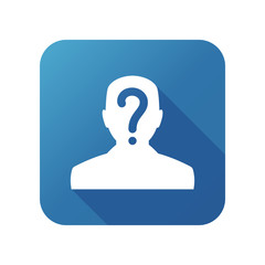 Question Icon Vector flat design Illustration, Help Symbol