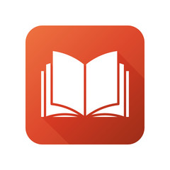 Book icon. Book icon isolated on white background
