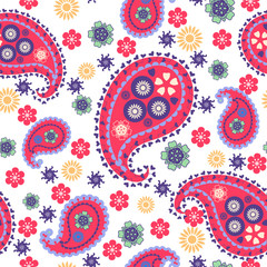 Paisley Pattern Floral paisley abstract background.