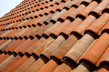 Red tiles to make the roof.