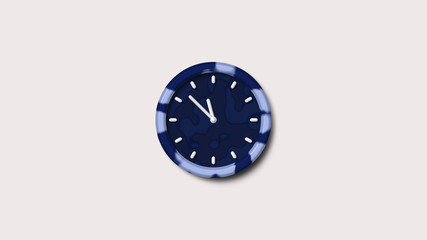 New blue dark army design clock icon,army clock icon,Wall clock icon