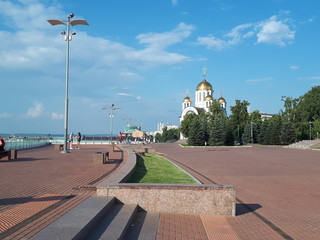 Obraz premium beautiful city promenade