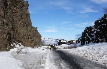 Iceland. Thingvellir National Park on the south coast