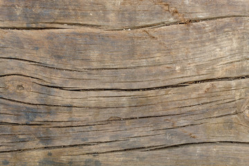 Old Weathered Cracked Brownish Wood Texture