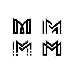 Custom letter M for your company