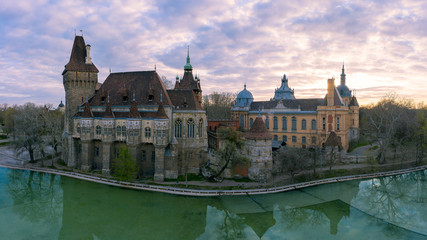 Fototapeta na wymiar Europe Hungary Budapest Castle of Vajdahunyad