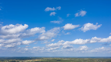 Blue Sky and Clouds