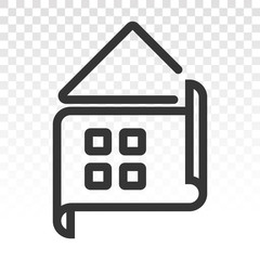 web homepage vector flat icon for apps and website