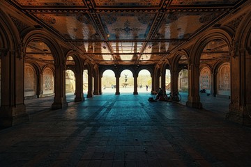 Empty New York City Central Park
