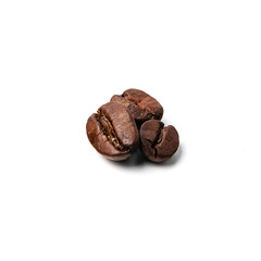 coffee beans on white background