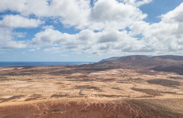 Landscape on island La Grasiosa, Canary Islands
