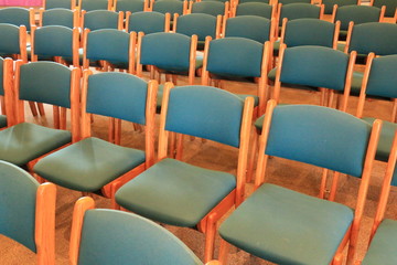 Naklejka premium Empty Chairs