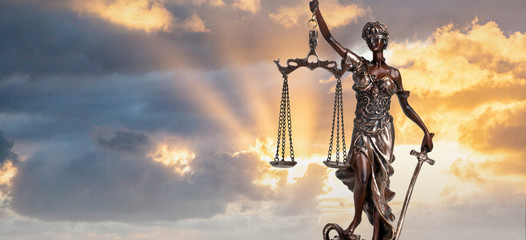 Silhouette Lady of Justice