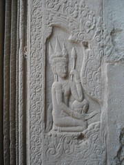 Wall sculptures of angkor wat cambodia asia indochina siem reap stone