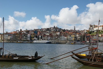 Obraz premium Ribiera in Porto (Portugal)