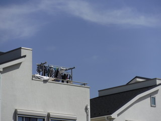 屋上の洗濯物  ～  Rooftop laundry