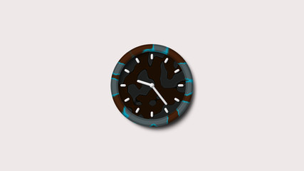Best 3d analog clock icon,Analog clock icon on white background