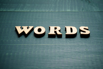 Fototapeta na wymiar Words concept view