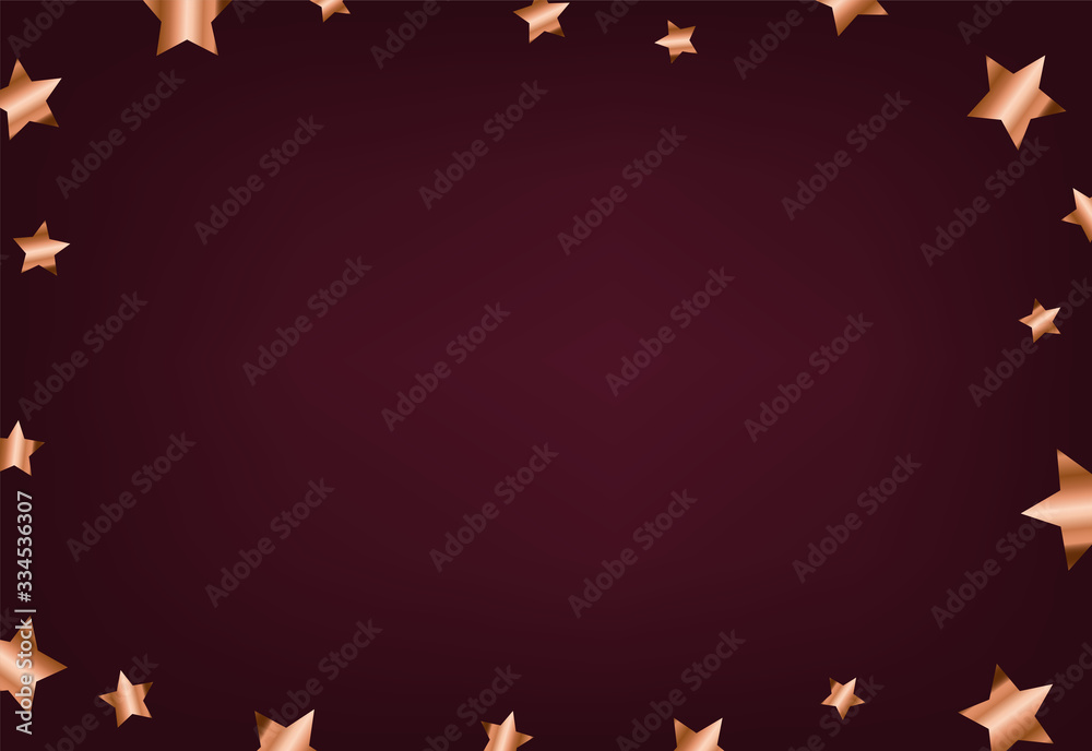 Poster gradient stars social media message vector frame