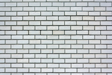 Close-up texture of the white brick wall. Abstract background.