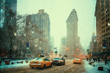 Foto op Plexiglas New York City winter © rabbit75_fot