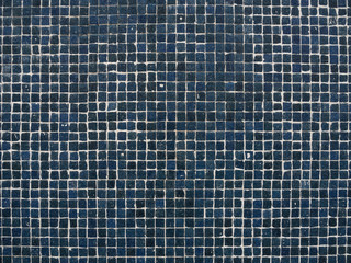 old square blue tile texture background