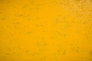 Yellow painted oriented strand board (OSB) background