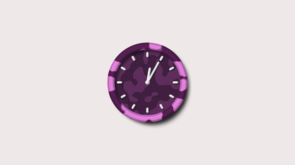 New army design 3d wall clock,3d clock icon,white background clock icon