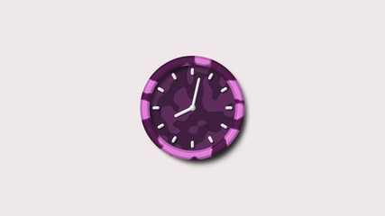 New army design 3d wall clock icon,clock icon,white background 3d clock icon