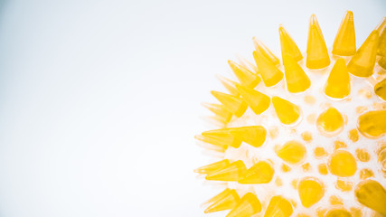 Novel Coronavirus 2019-nCov concept resposible for asian flu outbreak. Covid-19