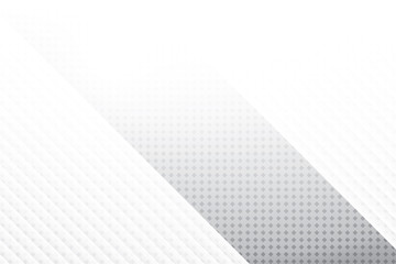 Abstract geometric white and gray color background with halftone effect. Vector, illustration.