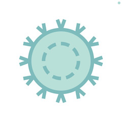 Coronavirus disease vector icon design, 48x48 pixel perfect and editable stroke.