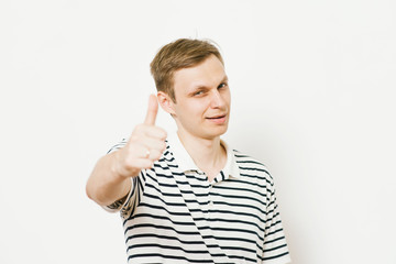 Man Showing Thumb Up