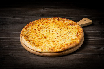 Pizza with decorated