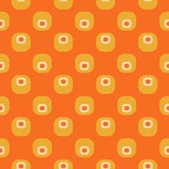 Midcentury geometric retro design. Timeless seamless pattern.