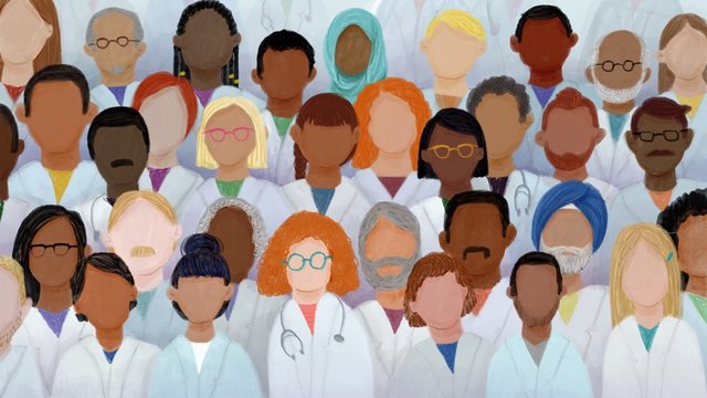 Diversity in Medicine, Doctor Nurse Student