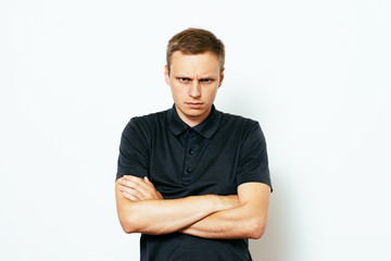 Obraz premium Portrait of a man arms folded