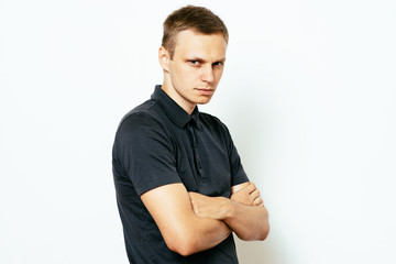 Portrait of a man arms folded