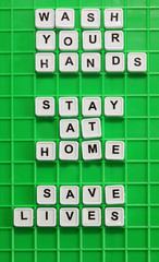 quarantine slogans and suggestions to avoid contagion from the t