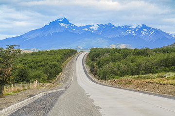 Route 9 at Magallanes and Chilean Antarctica Region