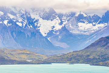 Landscape of El Toro Lake - Torres del Paine National Park