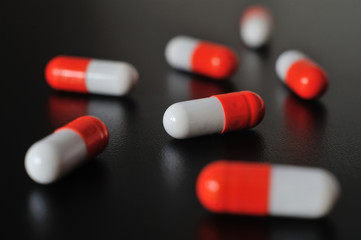 Tablets, capsules, pharmaceuticals antibiotics from coronovirus covin-19